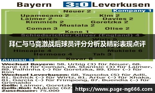拜仁与马竞激战后球员评分分析及精彩表现点评